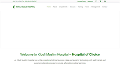 Desktop Screenshot of kibulimuslimhospital.com